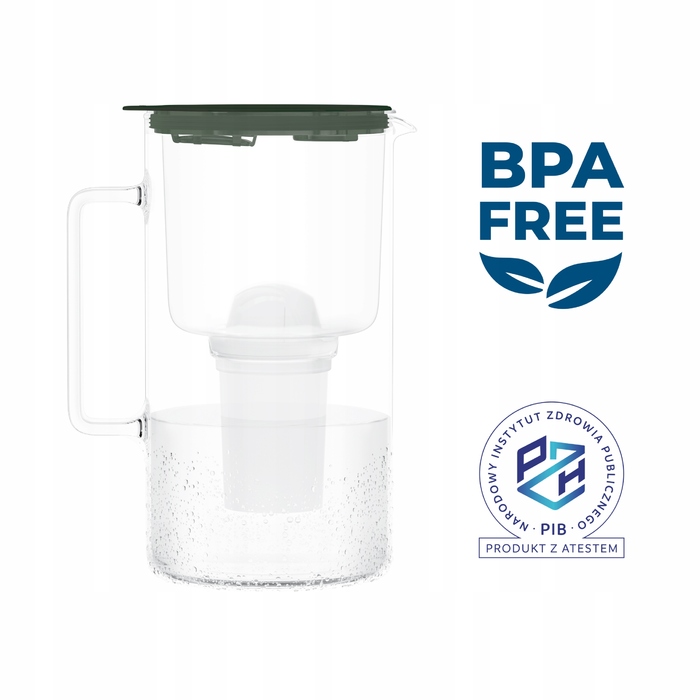 Скляний фільтр-кувшин Wessper D4 Borosilicate Mini FF GE з фільтром