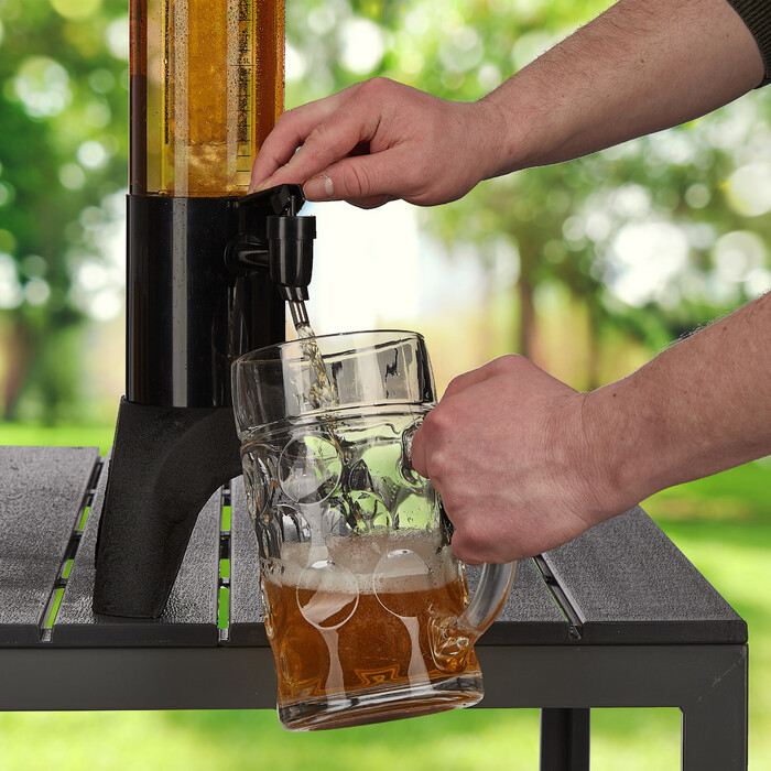 Relaxdays 2.5 l Beer Tower with Tap