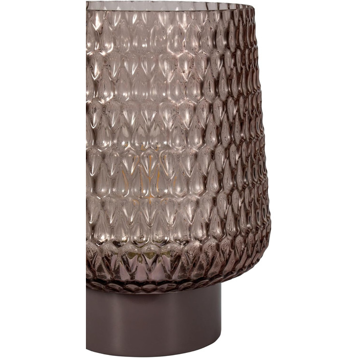 LED мобільна настільна лампа Pauleen 48309 з таймером, сірий колір, ефект мерехтіння, працює від батарейок