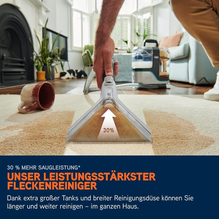 Vax SpotWash Max Pet Edition: Потужний мийник для килимів та м'яких меблів з технологією SpinScrub, 2,8L XL-резервуар, глибоке очищення для тварин, диванів та твердих підлог