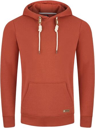 Худі Riverso для чоловіків, Regular Fit, RIVLuca, капюшон, світшот, Streetwear, сірий, зелений, синій, чорний, розміри S, M, L, 2, 3, 4, 5 (3XL, темно-червоний/дизайн 01 (15401))