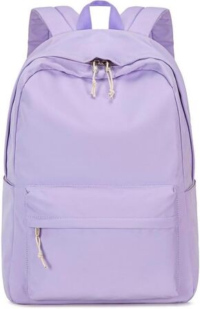 Шкільний рюкзак LOIDOU для дівчаток та хлопчиків-підлітків. Легкий, водонепроникний, з сіткою. Колір: фіолетовий/білий