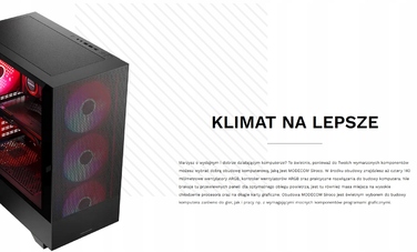 Корпус MODECOM Siroco Flow ARGB Midi Tower, чорний