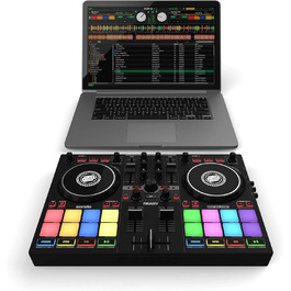 DJ контролер Reloop Ready - компактний 2-Deck для Serato DJ Lite, 16 RGB-падів, 9 режимів, FX-блоки, для ноутбука 13
