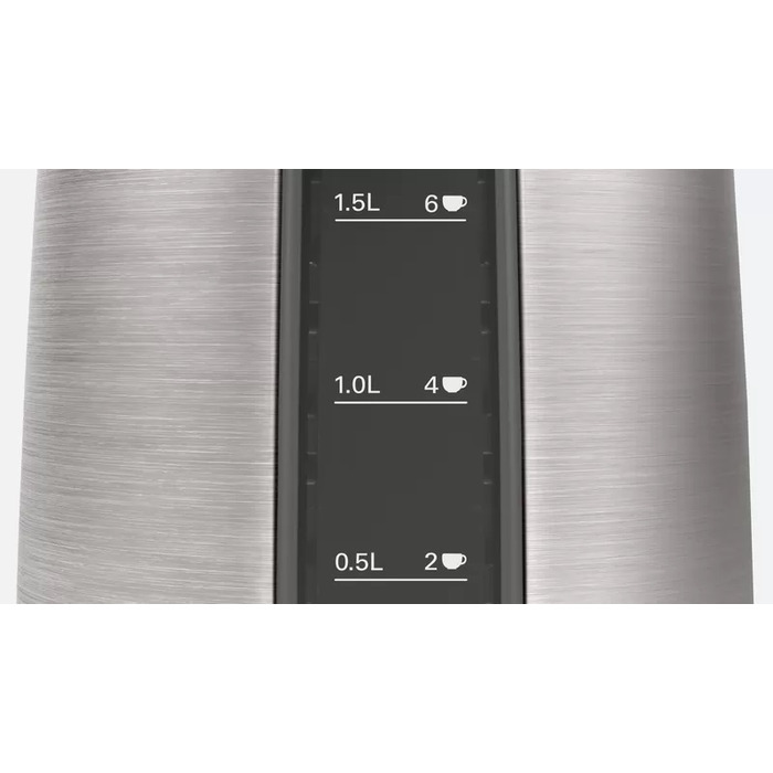 Електричний чайник Bosch TWK8613P, 2400 Вт, 1,5 л, чорний