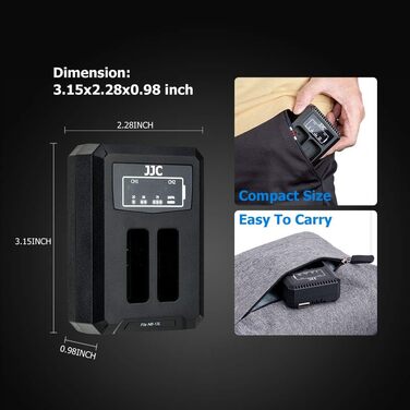 Зарядний пристрій Dual USB для Canon PowerShot G1 X Mark III, G5 X, G7 X, G9 X, SX620, SX720, SX730, SX740 (NB-13L)