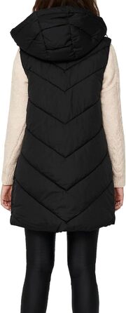 Жіноча степкова жилетка Jacqueline de Yong JDY Skylar з капюшоном, чорна (L)