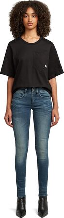 Джинси скінні G-Star Lynn Mid Waist 29/32L сині (Medium Aged) - Оригінал