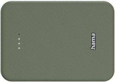 Powerbank Hama Colour 10 10000mAh: зелений, USB-C, USB-A, LED дисплей, портативний зарядний пристрій