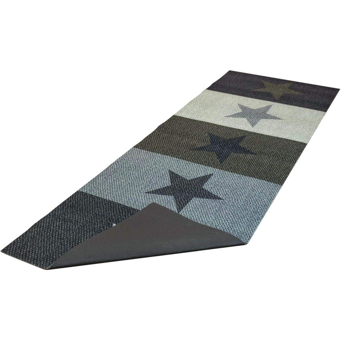 Килимок для кухні зірки 60x180 см, миючий, кольоровий | Теппих для кухні