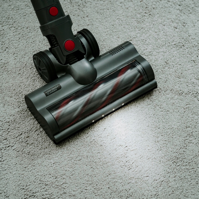 Вертикальний бездротовий пилосос Adler Europe 400W, чорний, з HEPA-фільтром H12