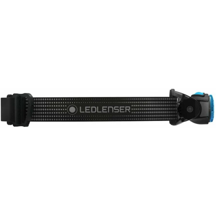 Налобний ліхтар Ledlenser MH3 LED 200 лм, фокус, 130 м, до 35 год, з батарейкою, чорний/синій, для туризму та спорту
