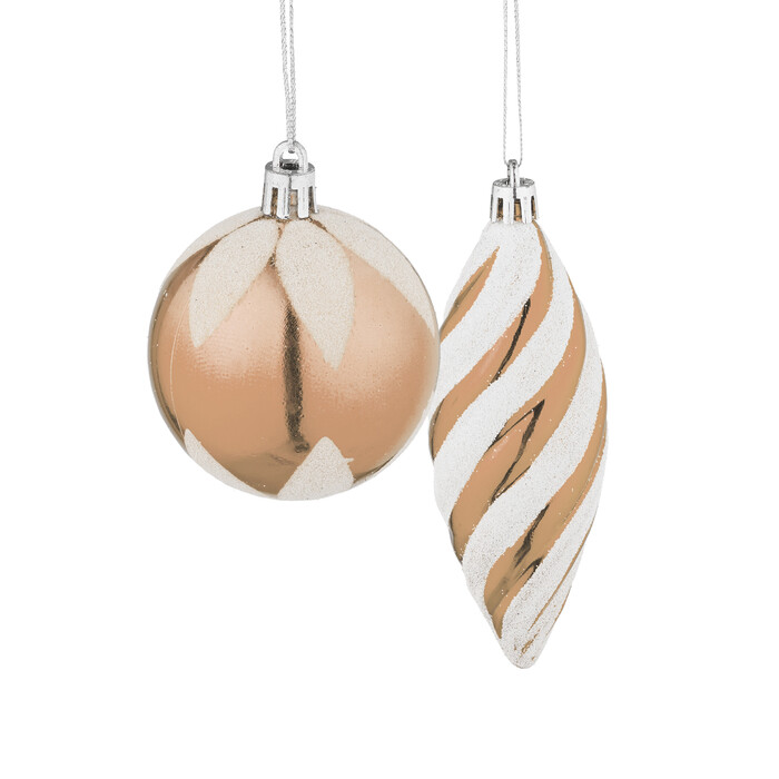 Relaxdays Set of 72 Christmas Baubles