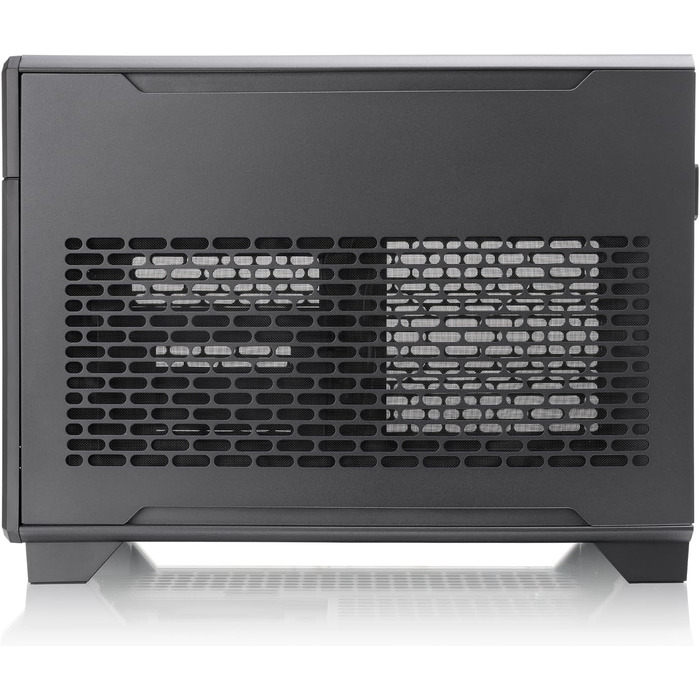 Корпус Thermaltake TR100 Black Mini-ITX SFF: 18.4L, Dual-Chamber, PCIe 4.0, підтримка AIO 280mm, тиха система охолодження