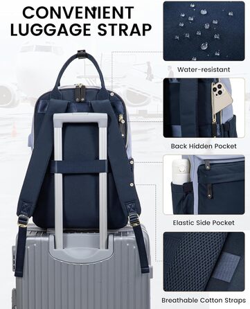 LOVEVOOK Рюкзак для жінок, 15.6