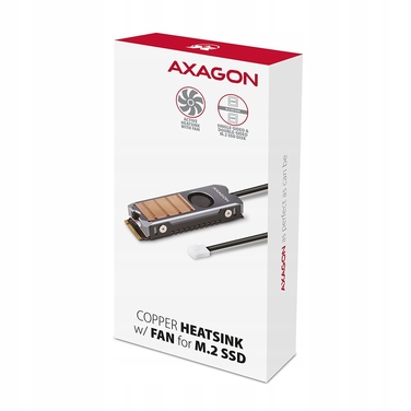 Охолодження для M.2 SSD 2280 Axagon CLR-M2FAN