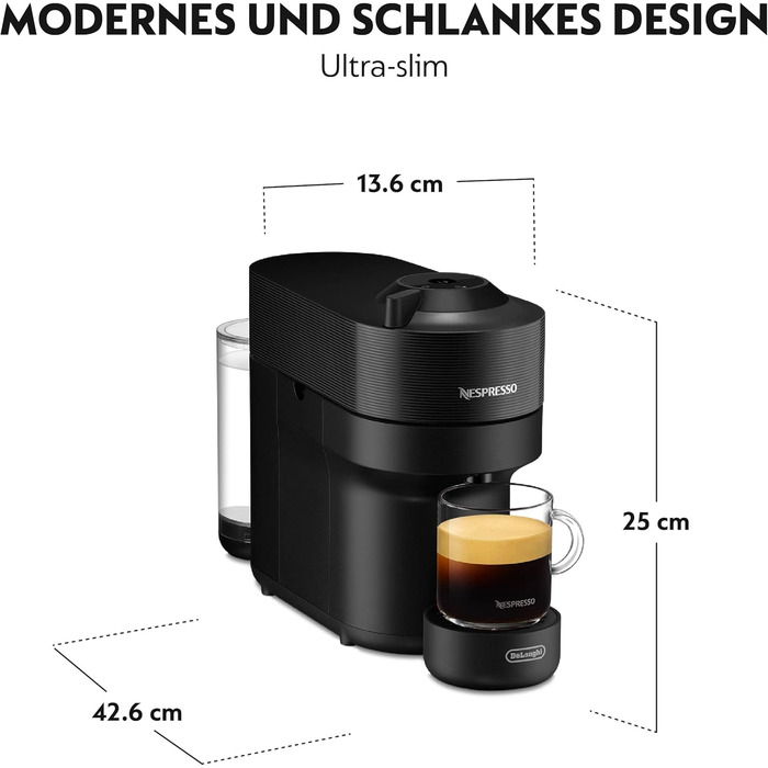 Кавомашина Nespresso Vertuo Pop ENV90.P: Cold Brew, Bluetooth, 4 розміри чашок, з подарунком