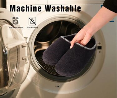 Тапочки чоловічі COFACE з м'якою піною Memory Foam, зручні, для дому та вулиці, темно-коричневі, 47 EU