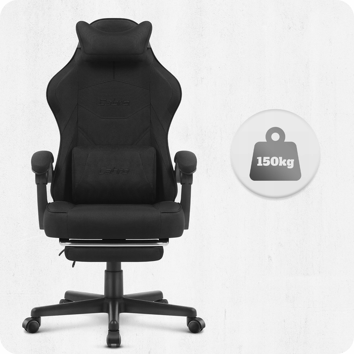 Ігрове крісло Cabro C502, чорна тканина