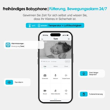 ieGeek Відеоняня з камерою 1080P, 5