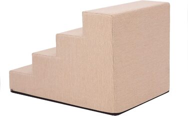 Сходинка для собак та котів Tiertreppen - пандус з 4 ступенів, висота 40 см, бежевий