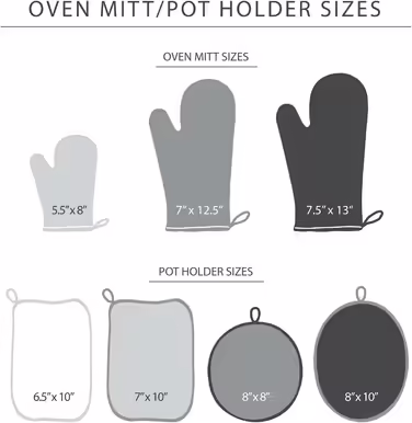 KitchenAid Oven Mitt Set, Textured, Soft Silicone, Blue Willow, 2 Pieces
