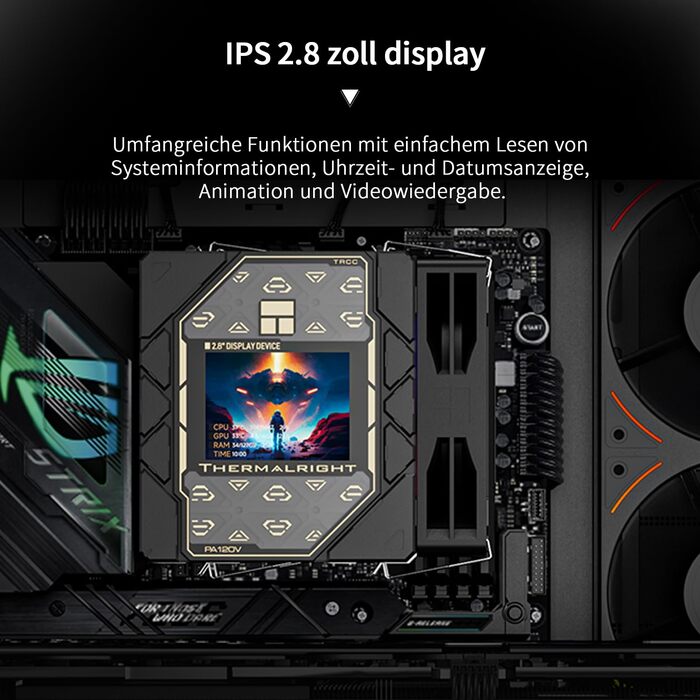 Кулер для процесора Thermalright Peerless Assassin 120 VISION MAX ARGB Black, 2 вентилятори TL-K12 PWM, 5