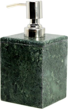 KLEO Luxury 4-Piece Bathroom Accessory Set | Includes Liquid Soap or Lotion Dispenser with Stainless Steel Pump, Toothbrush Holder, Cup, Soap Dish - Bath Set/Bathroom Accessories (Green)