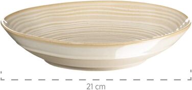 Набір посуду MÄSER Nottingham Vintage для 4 осіб (20 предметів), бежевий, кераміка