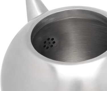 Bredemeijer small, round double-walled stainless steel teapot, 0.5 Liter
