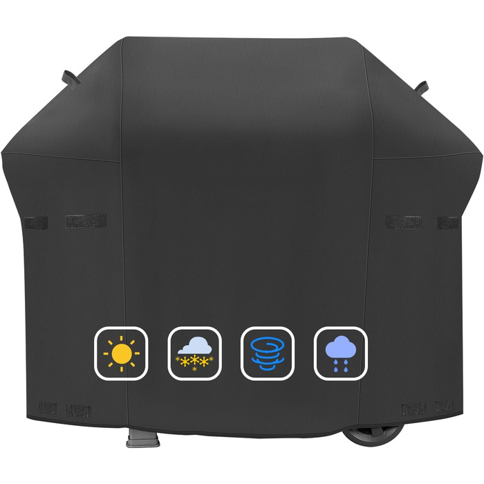 Чохол для гриля Weber Spirit I/II 200, 300 серії, 129 см, водонепроникний, важкий PU, модель 7139