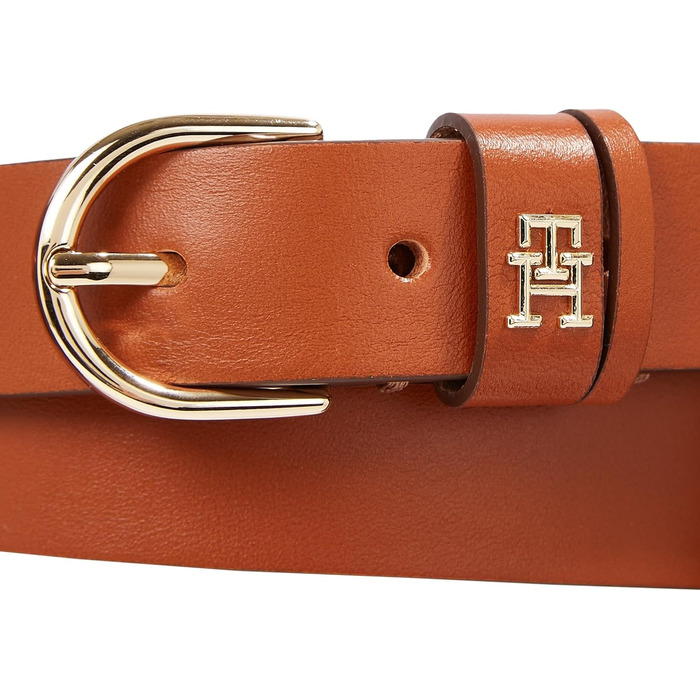 Ремінь жіночий Tommy Hilfiger Essential Effortless 2.5 шкіряний коричневий (Tan) 70