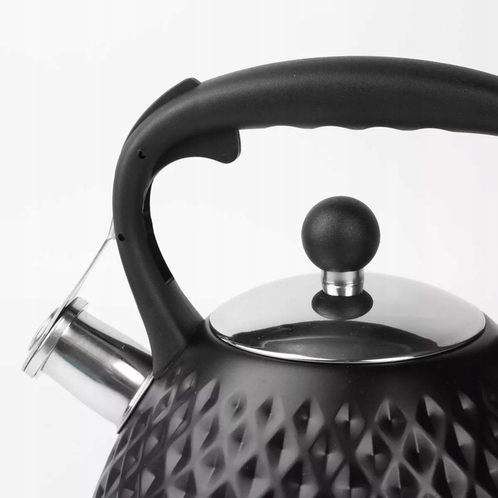 Класичний сталевий чайник Karl Hausmann, 3 л, чорний