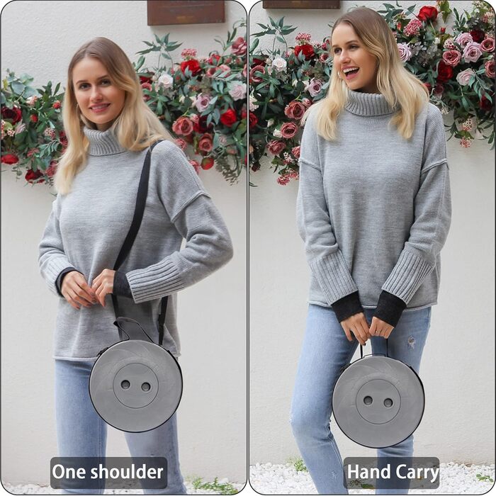 Складний туристичний стільчик Alevmoom, телескопічний, 600lbs, сірий. Ідеально для кемпінгу, риболовлі, відпочинку на природі та дому.