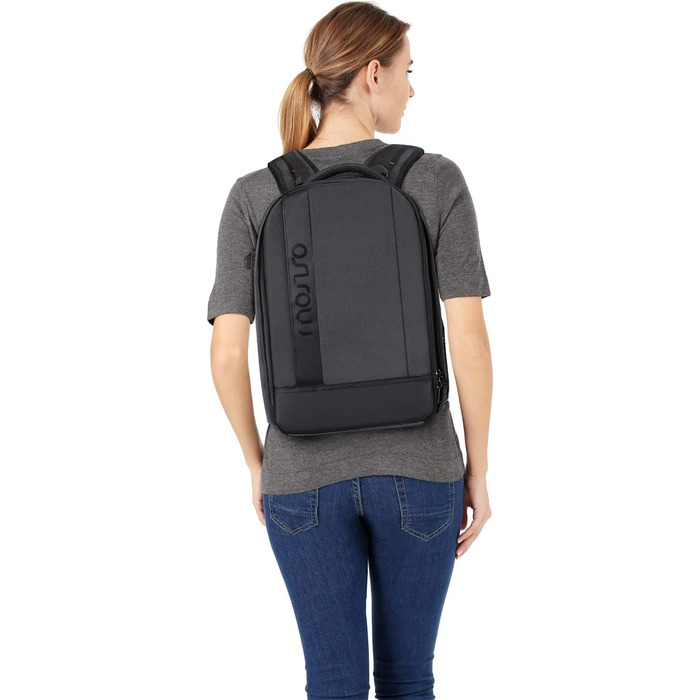 MOSISO Рюкзак для камери, DSLR/SLR/беззеркальна фототехніка, захищений, модульні вставки, тримач для штатива, сумісний з Canon, Nikon, Sony, сірий