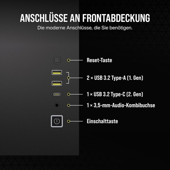 Корпус для ПК CORSAIR 2500D Airflow mATX: Чорний, 2-камерний, для водяного охолодження, сумісний з материнськими платами з реверсивним підключенням