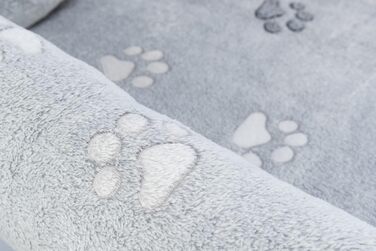 Крісло-ліжко для собак TRIXIE Nando, 60x50 см, світло-сірий колір, м'яка піна, для середніх собак, антиковзаюче, 37845