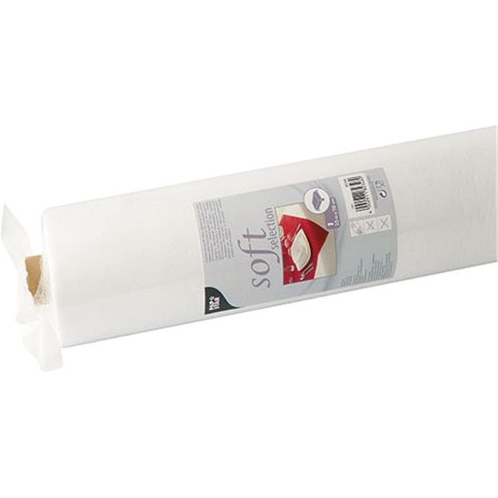 Papstar Tablecloth / Table Runner Roll White 