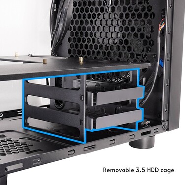 Корпус Chieftec CI-03B-OP Cube Case, чорний