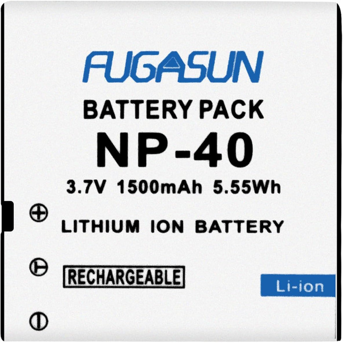 Акумулятор Casio NP-40 1500mAh (2 шт) + Зарядний пристрій LCD для фотоапаратів EX-Z1000, EX-Z1050, EX-Z1080 та ін.