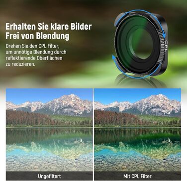 Набір фільтрів ND NEEWER з 15x лупою, 4 шт. (ND8, ND16, ND32, CPL) + макрооб'єктив для GoPro Hero 13/12/11/10/9