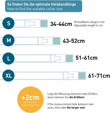 Нашийник для собак PetTec з неопрену та нейлону з ручкою, м'який, регульований, водонепроникний, для малих та великих собак, комплект з повідком, розмір L (51-61 см), чорний