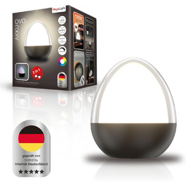MegaLight LED Night Light Kids RGB Color Changing | Night Light Baby without Swallowing Hazards | Dimmer Night Light with Timer | Touch USB Night Lamp for Children's Room | (Ovo)