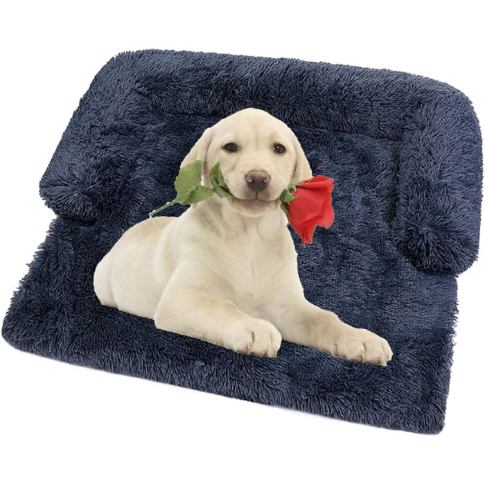 М'який лежак для собак та котів: лежанка-матрац для собак великих порід, водонепроникна підстилка, захист дивану, 76x76x15 см, темно-сірий