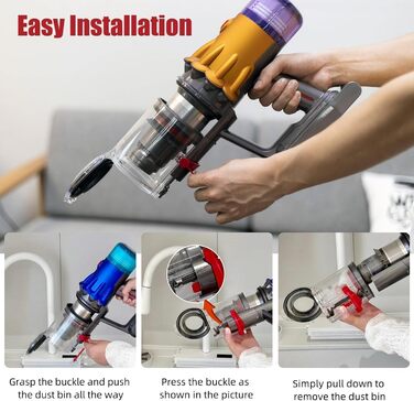 Контейнер для пилу Dyson V12/V10 Detect Slim (965272-01) - Оригінальна заміна