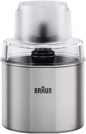 Braun MultiQuick 9 MQ 9187XLI – 5-in-1 Immersion Blender with Food Processor Attachment, Chopper, Masher for Potatoes & Vegetables, and Whisk, Infinite Speed Control, 1200 W, Black/Stainless Steel