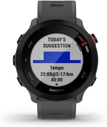 Garmin Forerunner 55 Monterra Grey - GPS-годинник для бігу та фітнесу, 010-02562-13