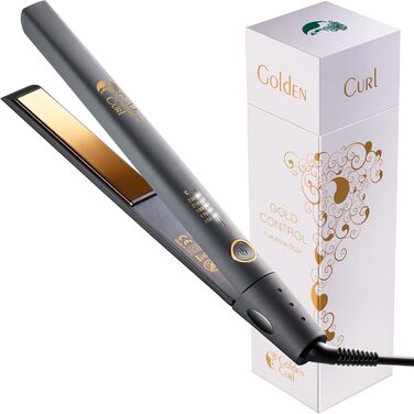 Control Gold 2-in-1 Hair Straightener & Curling Wand - 5 Year Worry-Free Guarantee - Professional Styling Tool