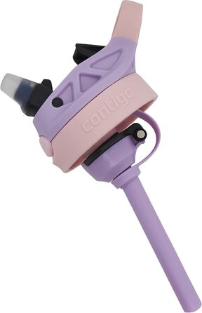 Contigo Kinder Trinkflasche Easy Clean Autospout with Straw, BPA-free durable water bottle, 100% leak-proof, easy to clean, ideal for daycare, kindergarten, school and sports, 420 ml