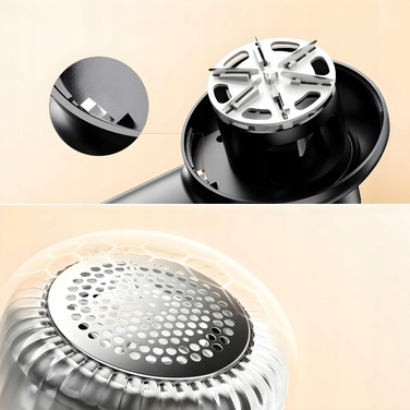 Машинка для видалення ковтунів ISAJ (мережева та акумуляторна) з лезами з нержавіючої сталі